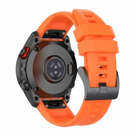 Siliconen sportbandje - Oranje - Garmin Epix Pro Gen 2 (51mm) / Quatix 7X / 6X & Tactix 7 (pro)