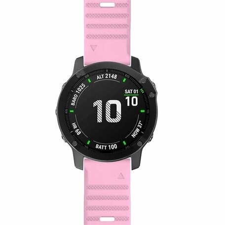 Siliconen bandje - Roze - Garmin Epix Pro Gen 2 (51mm) / Quatix 7X / 6X & Tactix 7 (pro)