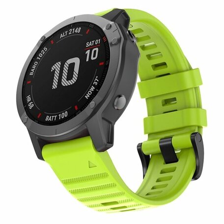 Siliconen bandje - Groen - Garmin Epix Pro Gen 2 (51mm) / Quatix 7X / 6X & Tactix 7 (pro)