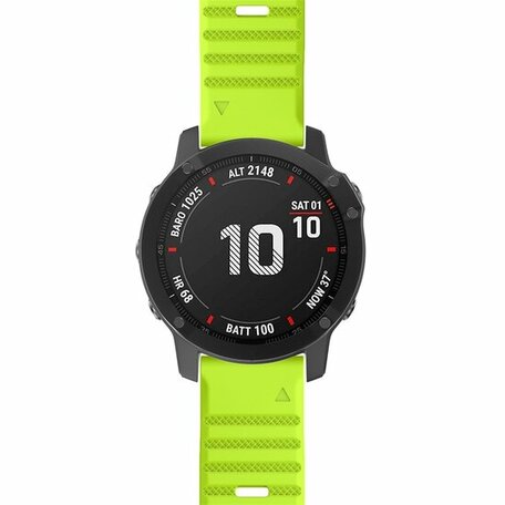 Siliconen bandje - Groen - Garmin Epix Pro Gen 2 (51mm) / Quatix 7X / 6X & Tactix 7 (pro)