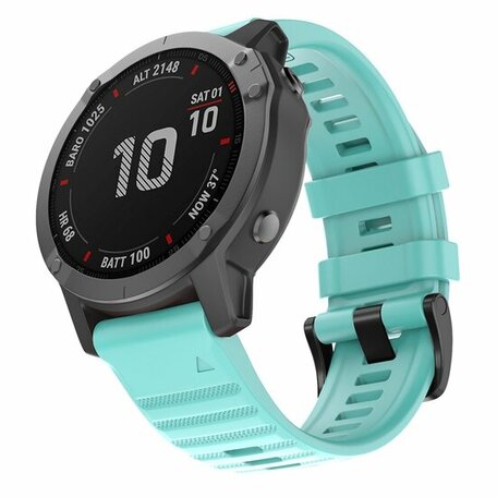 Siliconen bandje - Lichtblauw - Garmin Epix Pro Gen 2 (51mm) / Quatix 7X / 6X & Tactix 7 (pro)