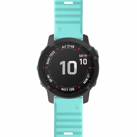 Siliconen bandje - Lichtblauw - Garmin Epix Pro Gen 2 (51mm) / Quatix 7X / 6X & Tactix 7 (pro)