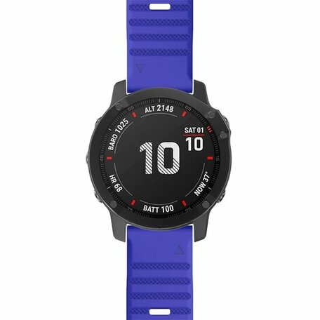 Siliconen bandje - Kobalt blauw - Garmin Epix Pro Gen 2 (51mm) / Quatix 7X / 6X & Tactix 7 (pro)