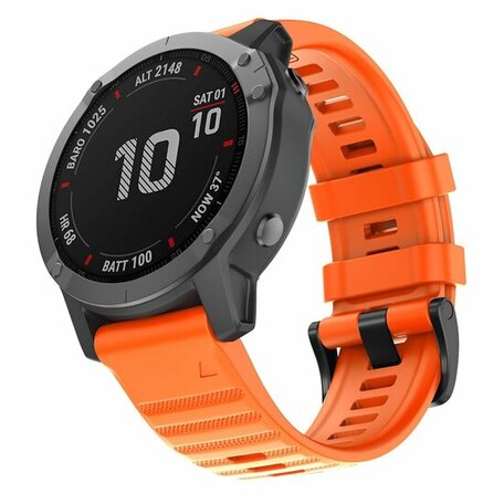 Siliconen bandje - Oranje - Garmin Epix Pro Gen 2 (51mm) / Quatix 7X / 6X & Tactix 7 (pro)