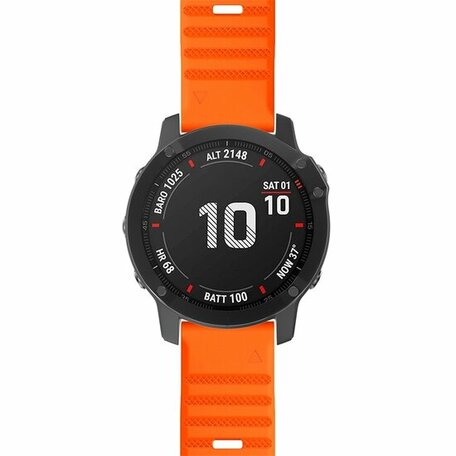 Siliconen bandje - Oranje - Garmin Epix Pro Gen 2 (51mm) / Quatix 7X / 6X & Tactix 7 (pro)