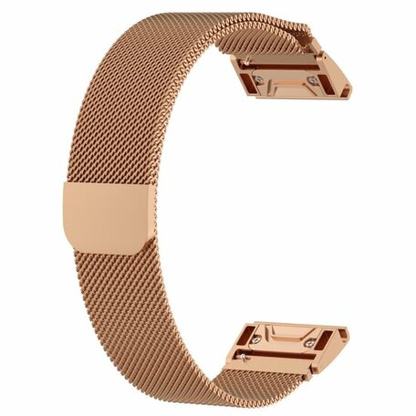 Milanese bandje - Rosé goud - Garmin Epix Pro Gen 2 (51mm) / Quatix 7X / 6X & Tactix 7 (pro)