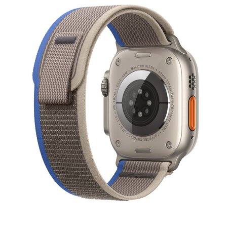 Trail nylon bandje - Grijs - Geschikt voor Apple Watch 42mm / 44mm / 45mm / 46mm / 49mm