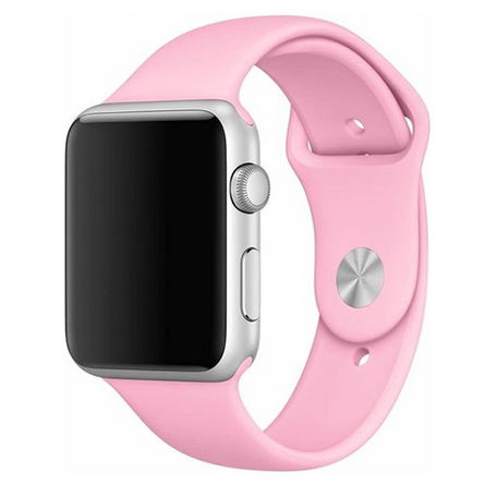 Rubberen sportbandje - Roze - Geschikt voor Apple Watch 38mm / 40mm / 41mm / 42mm