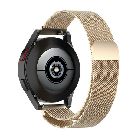 Garmin Venu 3s / Vivoactive 4s / Venu 2s / Vivomove 3s / Forerunner 255s - Milanese bandje - Vintage goud