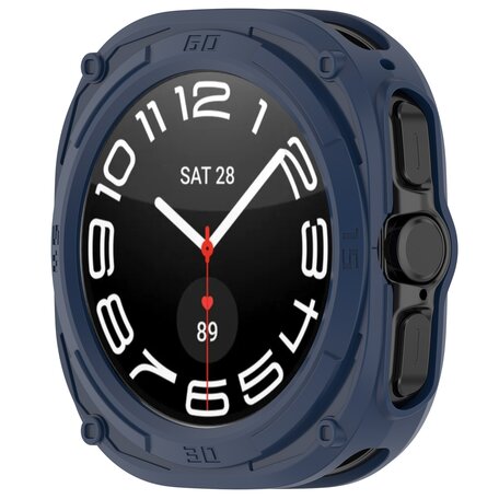 TPU Harnas case (open front) - Donkerblauw - Samsung Galaxy Watch Ultra 47mm