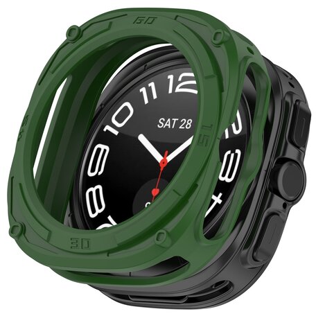 TPU Harnas case (open front) - Groen - Samsung Galaxy Watch Ultra 47mm