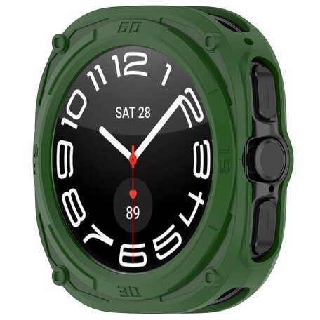 TPU Harnas case (open front) - Groen - Samsung Galaxy Watch Ultra 47mm