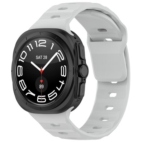 Solid Sportband - Grijs - Samsung Galaxy Watch Ultra 47mm