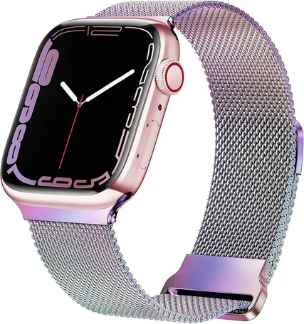 Milanese band - Multicolor - Extra sterke magneet - Geschikt voor Apple Watch 42mm / 44mm / 45mm / 46mm / 49mm