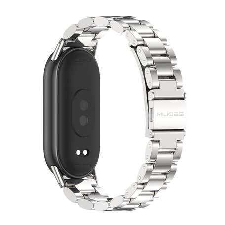 Stalen schakelband - Zilver - Xiaomi Smart band 8