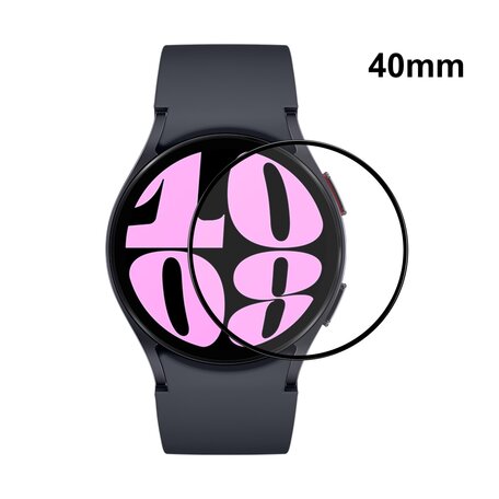 Screen protector Film - Full cover - Geschikt voor de Samsung Galaxy Watch 6 - 40mm