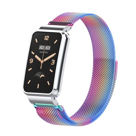 Milanese loop bandje met case - Multicolor - Xiaomi Smart Band 7 Pro