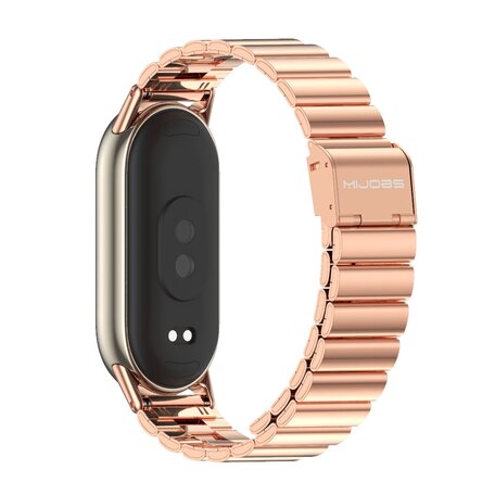 Stalen band - Rosé goud - Xiaomi Smart band 8