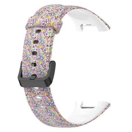 Siliconen bandje met print - Sierlijk design - Xiaomi Smart band 7 Pro