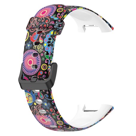 Siliconen bandje met print - Multicolor - Xiaomi Smart band 7 Pro