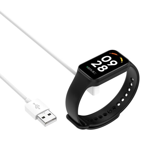 Oplader met USB aansluiting - Xiaomi Mi Band 8 - 1 meter