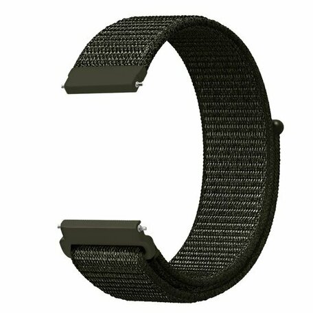 Sport Loop nylon bandje - Leger groen - Xiaomi Mi Watch / Xiaomi Watch S1 / S1 Pro / S1 Active / Watch S2