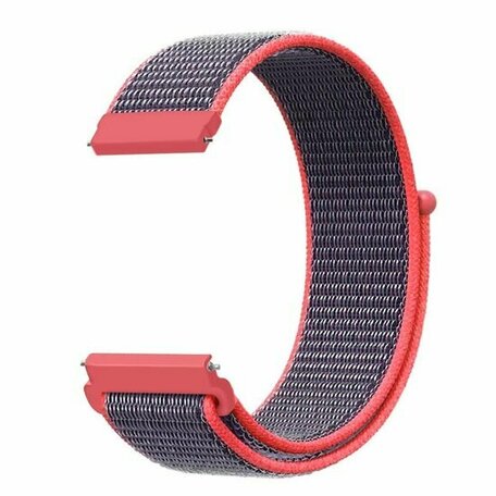 Sport Loop nylon bandje - Magenta - Xiaomi Mi Watch / Xiaomi Watch S1 / S1 Pro / S1 Active / Watch S2