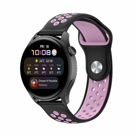 Sport Edition - Zwart + roze - Xiaomi Mi Watch / Xiaomi Watch S1 / S1 Pro / S1 Active / Watch S2