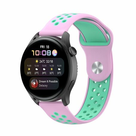 Sport Edition - Roze + groen - Xiaomi Mi Watch / Xiaomi Watch S1 / S1 Pro / S1 Active / Watch S2