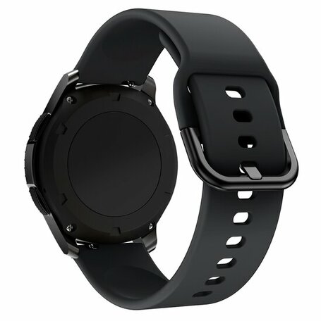 Siliconen sportband - Zwart - Xiaomi Mi Watch / Xiaomi Watch S1 / S1 Pro / S1 Active / Watch S2