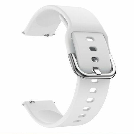 Siliconen sportband - Wit - Xiaomi Mi Watch / Xiaomi Watch S1 / S1 Pro / S1 Active / Watch S2