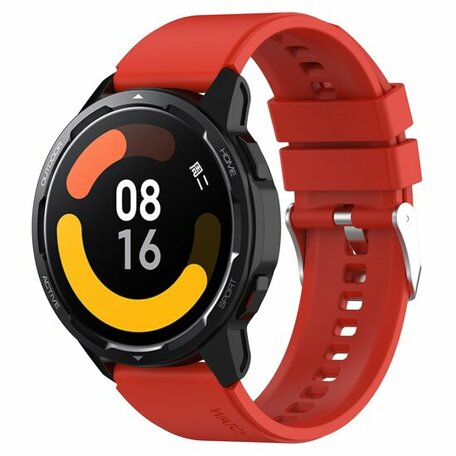 Siliconen sportband - Rood - Xiaomi Mi Watch / Xiaomi Watch S1 / S1 Pro / S1 Active / Watch S2