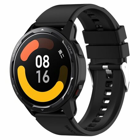 Siliconen sportband - Zwart - Xiaomi Mi Watch / Xiaomi Watch S1 / S1 Pro / S1 Active / Watch S2