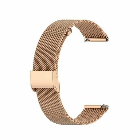 Xiaomi Mi Watch / Xiaomi Watch S1 / S1 Pro / S1 Active / Watch S2 - Milanese bandje met klemsluiting - Champagne goud