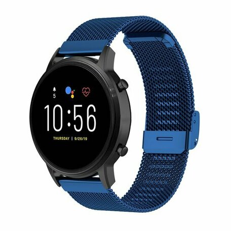 Xiaomi Mi Watch / Xiaomi Watch S1 / S1 Pro / S1 Active / Watch S2 - Milanese bandje met klemsluiting - Donkerblauw