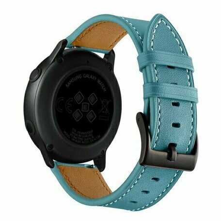 lederen bandje - Blauw - Xiaomi Mi Watch / Xiaomi Watch S1 / S1 Pro / S1 Active / Watch S2