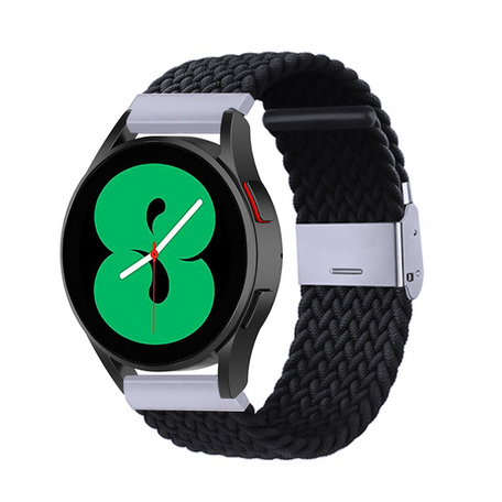 Braided nylon bandje - Zwart - Huawei Watch GT 2 & GT 3 - 42mm