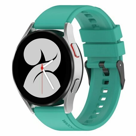 Siliconen gesp bandje - Turquoise - Huawei Watch GT 2 & GT 3 - 42mm