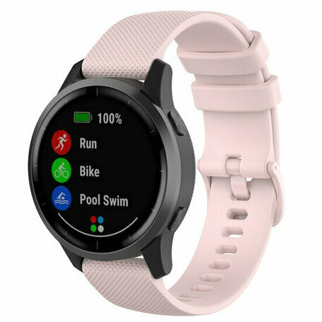 Sportband met motief - Lichtroze - Huawei Watch GT 2 & GT 3 - 42mm