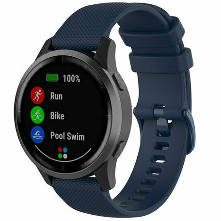 Sportband met motief - Donkerblauw - Huawei Watch GT 2 & GT 3 - 42mm