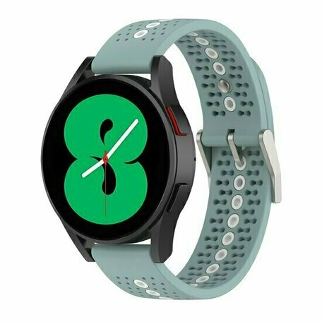 Dot Pattern siliconen bandje - Groenblauw - Huawei Watch GT 2 Pro / GT 3 Pro - 46mm