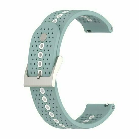 Dot Pattern siliconen bandje - Groenblauw - Huawei Watch GT 2 Pro / GT 3 Pro - 46mm