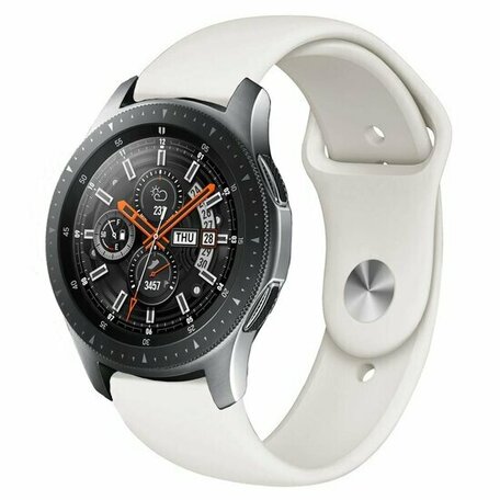 Rubberen sportband - Roomwit - Huawei Watch GT 2 Pro / GT 3 Pro - 46mm