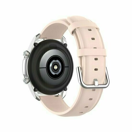 Classic leren bandje - Roze - Huawei Watch GT 2 Pro / GT 3 Pro - 46mm