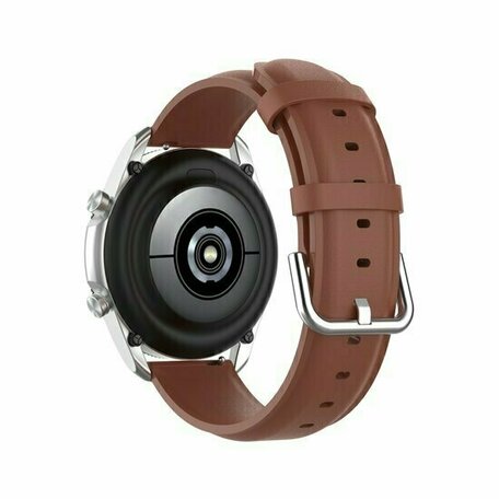 Classic leren bandje - Bruin - Huawei Watch GT 2 Pro / GT 3 Pro - 46mm