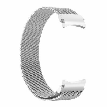 Samsung Galaxy watch 7 - 40mm / 44mm - Milanese bandje (ronde connector) - Zilver