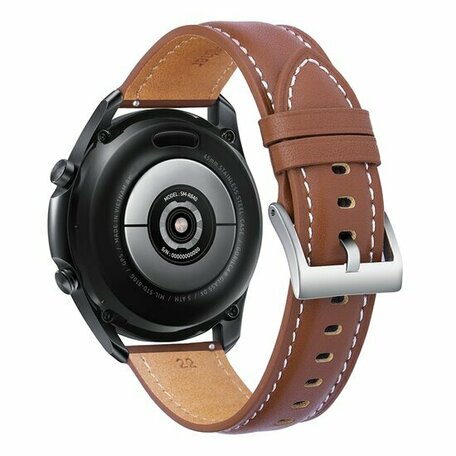 Premium Leather bandje - Bruin - Samsung Galaxy watch 7 - 40mm & 44mm