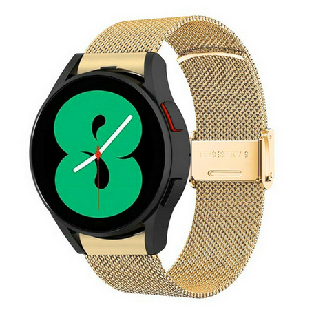 Samsung Galaxy watch 7 - 40mm / 44mm - Milanese bandje met klemsluiting - Goud