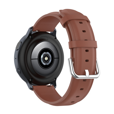 Classic leren bandje - Bruin - Samsung Galaxy watch 7 - 40mm & 44mm