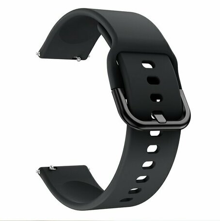 Siliconen sportband - Zwart - Samsung Galaxy Watch 3 - 41mm